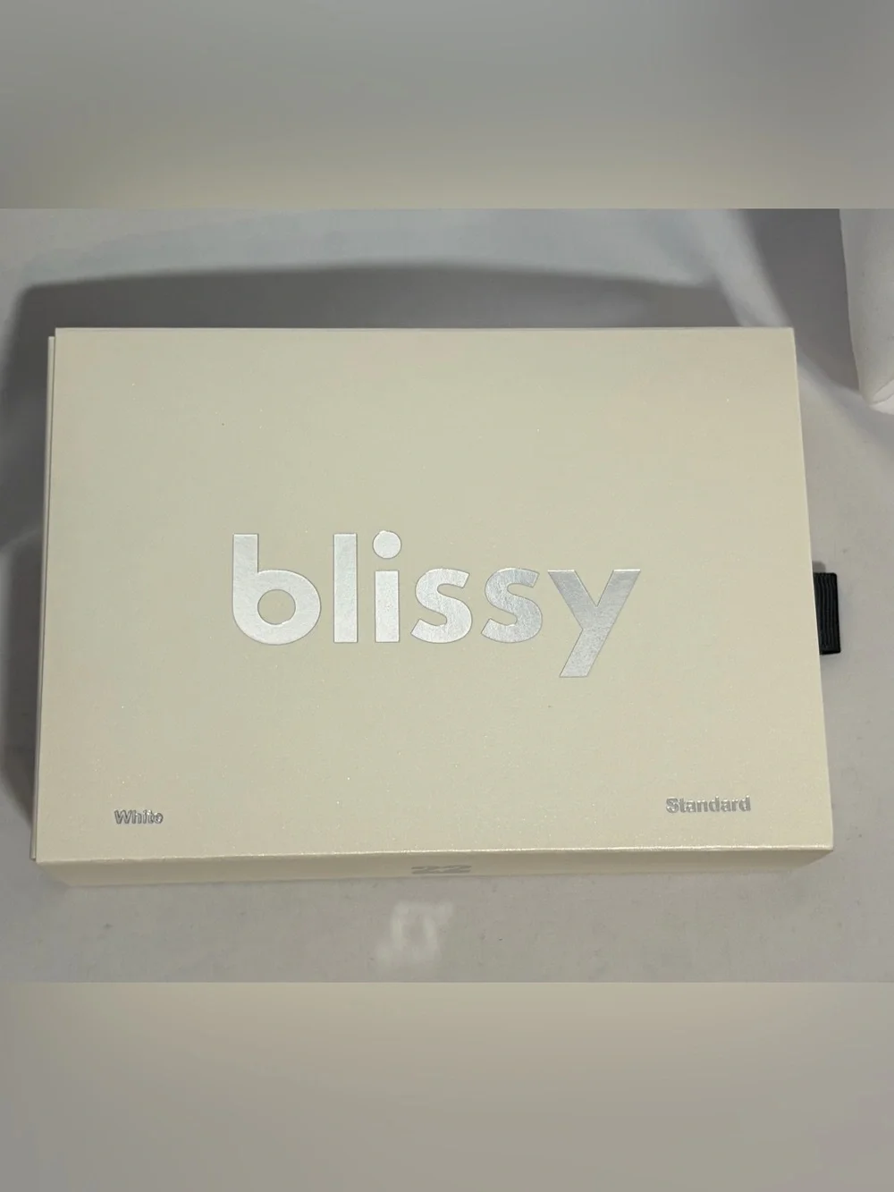 NWT BLISSY White Silk Standard Pillowcase